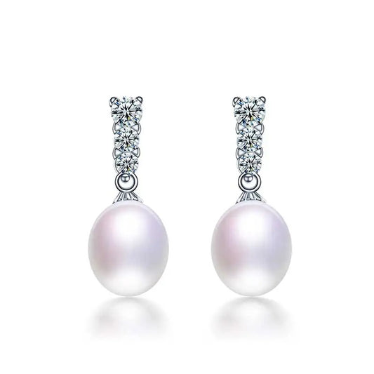 Pearls & Sparkles Earrings