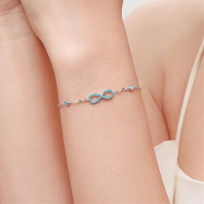 Turquoise Infinity Bracelet