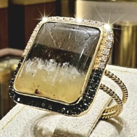 Jasper & Diamond Nights Ring